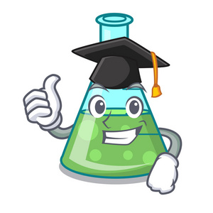 卡通烧杯毕业科学烧杯字符卡通照片