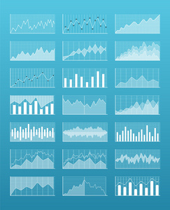 图形和图表矢量集