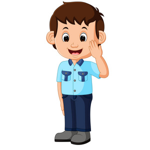 小男孩的衣服的女人可爱男孩卡通构成在构成上的题字万圣节背景的吸血