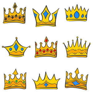 皇冠涂鸦图片