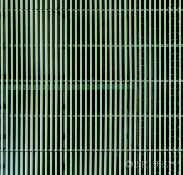 绿色金属格栅金属网孔纹理