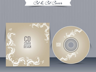 Cd 或 Dvd 的案例设计模板