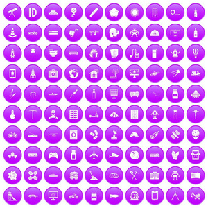 100开发图标设置紫色