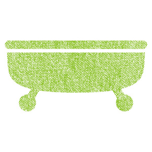 浴缸织物纹理的图标