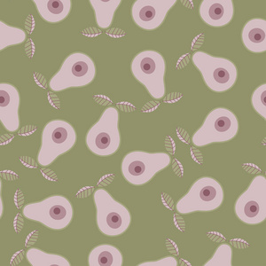 抽象的绿色蔬菜矢量图片