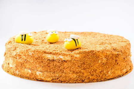 甜可口的蜂蜜蛋糕 Medovik