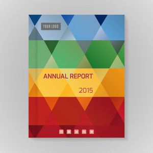年度报告包括矢量图