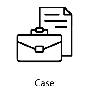 在草稿纸附近的皮革箱子, 整体图标表示正式文件的概念照片