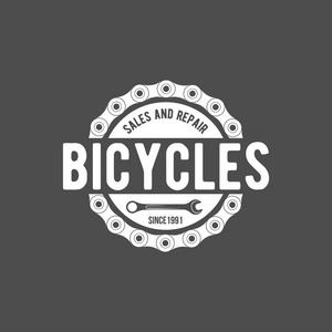现代自行车店徽