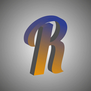 logotyper图纸, logo 的字母 r, 品牌的公司标有字母 r, 图形设计集的图标 r 元素和抽象业务模板矢量集的图