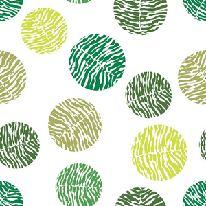 圆点绿色矢量无缝模式。打印。重复的背景。布设计壁纸