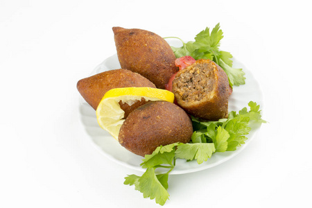 传统土耳其食品icli kofte