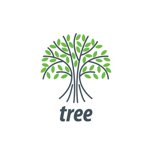 树的标志矢量图片