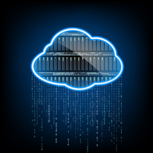 云计算.数据存储的服务器照片