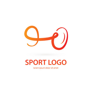 哑铃象形文字, 活动生活方式抽象图标照片