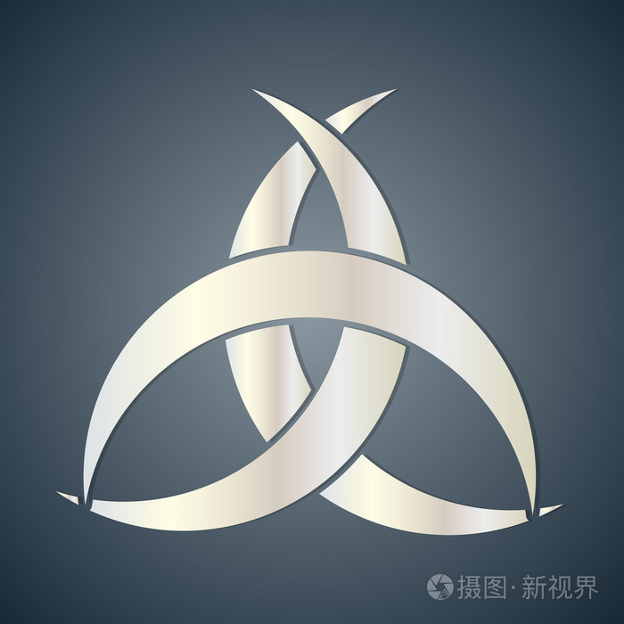 三位一体的符号或三位一体周日