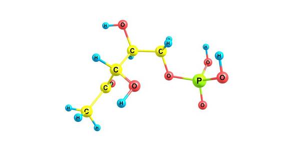 磷酸二铵磷酸二氢磷酸酯分子结构上白色孤立照片