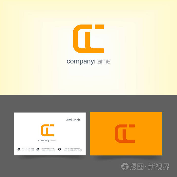 公司 logo 与名片模板