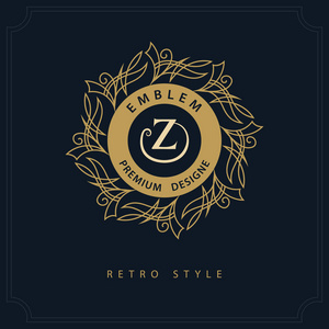 商业公司名称现代标志设计.几何初始会标模板.信会徽 z.mark 的区别.