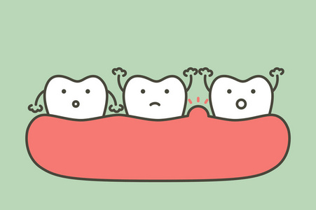 牙龈肿痛卡通图片-牙龈肿痛卡通素材-牙龈肿痛卡通插画-摄图新视界