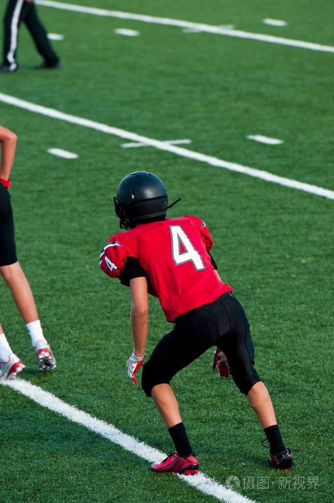 高中美式足球运动员