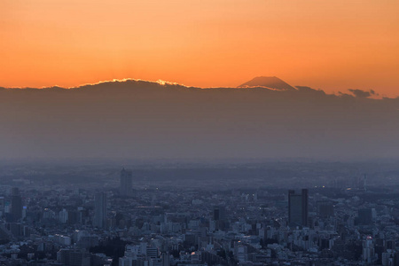 日本东京城市天际线景观图片