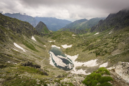 斯洛伐克的自然美景。高 Tatras。Svistova 山谷