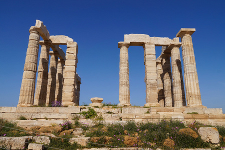 波塞冬神庙海角 sounion 附近，希腊雅典