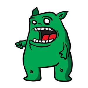 绿色的大怪物 1
