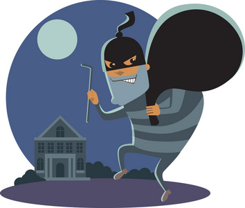 强盗的大袋子照片