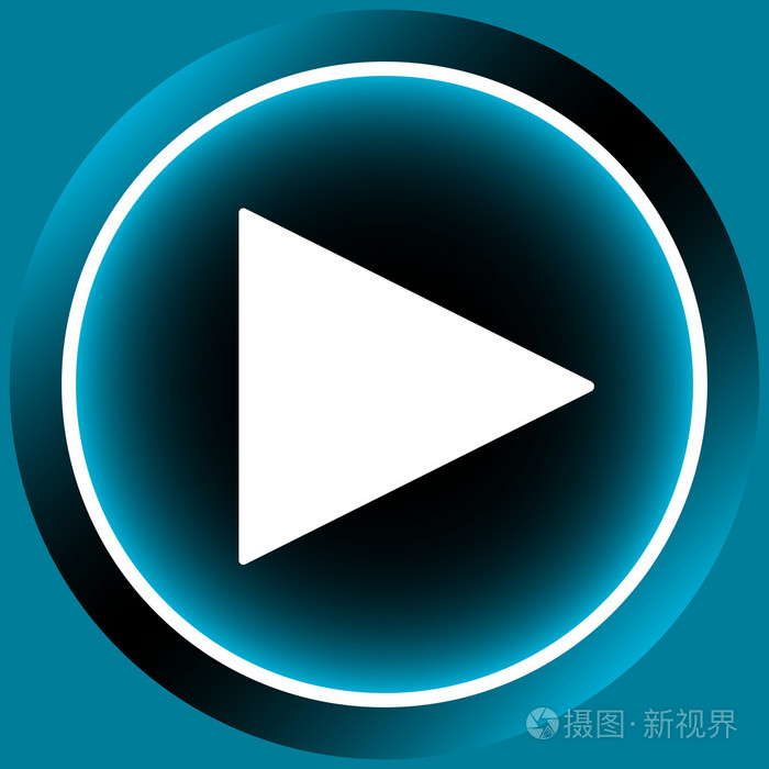 图标白色启动按钮