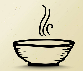 手画的厨师图片