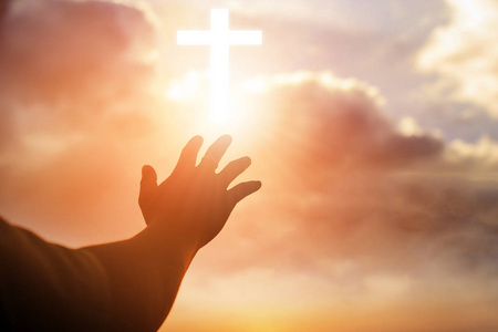 圣餐疗法保佑上帝帮助悔改天主教复活节借给心灵祈祷.