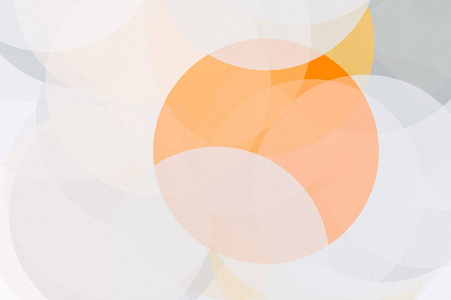 纹理抽象简约的灰色橙色插图与圆圈有用的背景