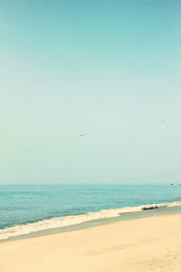 复古夏日海滩