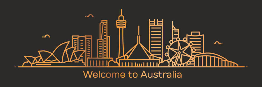 澳大利亚全景横幅澳大利亚全景横幅澳大利亚设计方案集悉尼城市天际线
