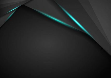 黑塔利亚动态图抽象金属黑蓝框架运动设计理念创新背景.