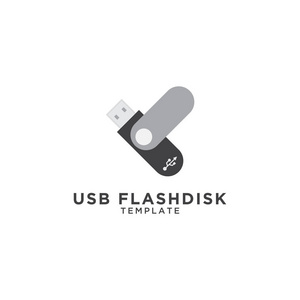 Usb flashdisk 图形设计模板示意图