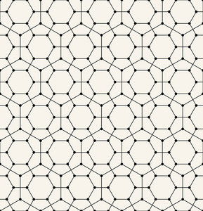 六角形几何线网格图案矢量背景
