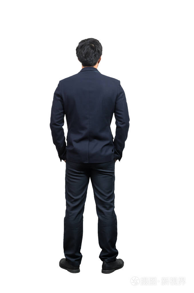 一位商人的背面