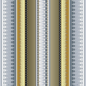 条纹3d 希腊边界矢量无缝模式