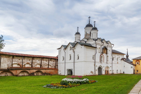 俄罗斯 KirilloBelozersky 修道院的变形教堂
