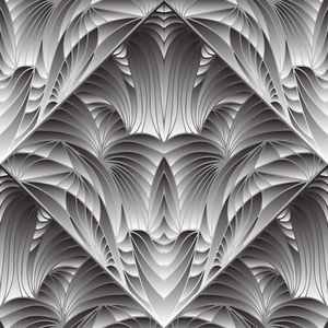 现代抽象灰色3d 矢量无缝模式