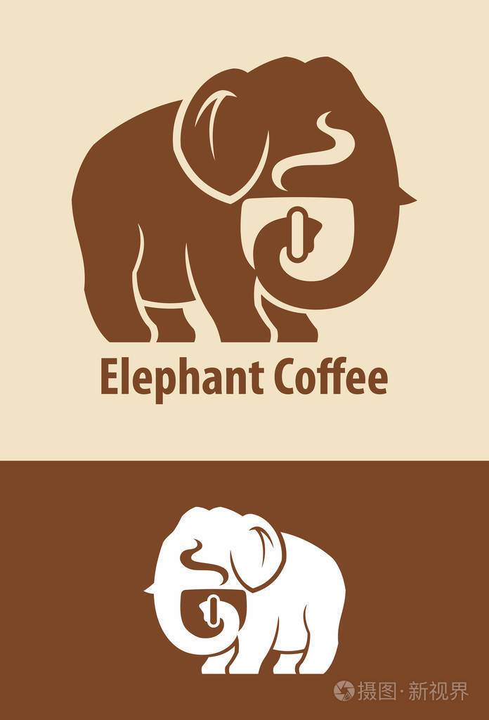 大象咖啡字符