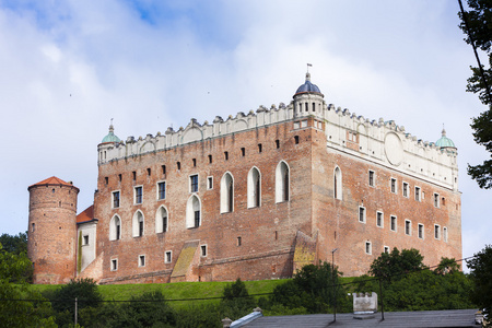 城堡在德国前波莫瑞戈卢布多布任