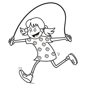 自制幼儿跳绳图片-自制幼儿跳绳素材-自制幼儿跳绳插画-摄图新视界
