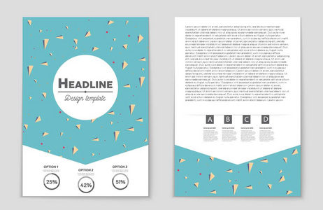 抽象矢量布局背景集。艺术模板设计 列表 头版 样机宣传册主题样式 横幅 想法 封面 小册子 打印 传单，书，空
