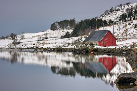 Vagspollen，罗弗敦群岛挪威