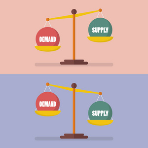 规模的平衡在规模上的供需平衡照片