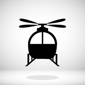 直升机运输图标